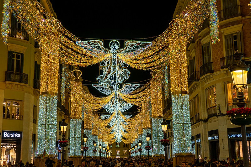 iluminaciones en la Calle Larios iluminaciones en la Calle Larios